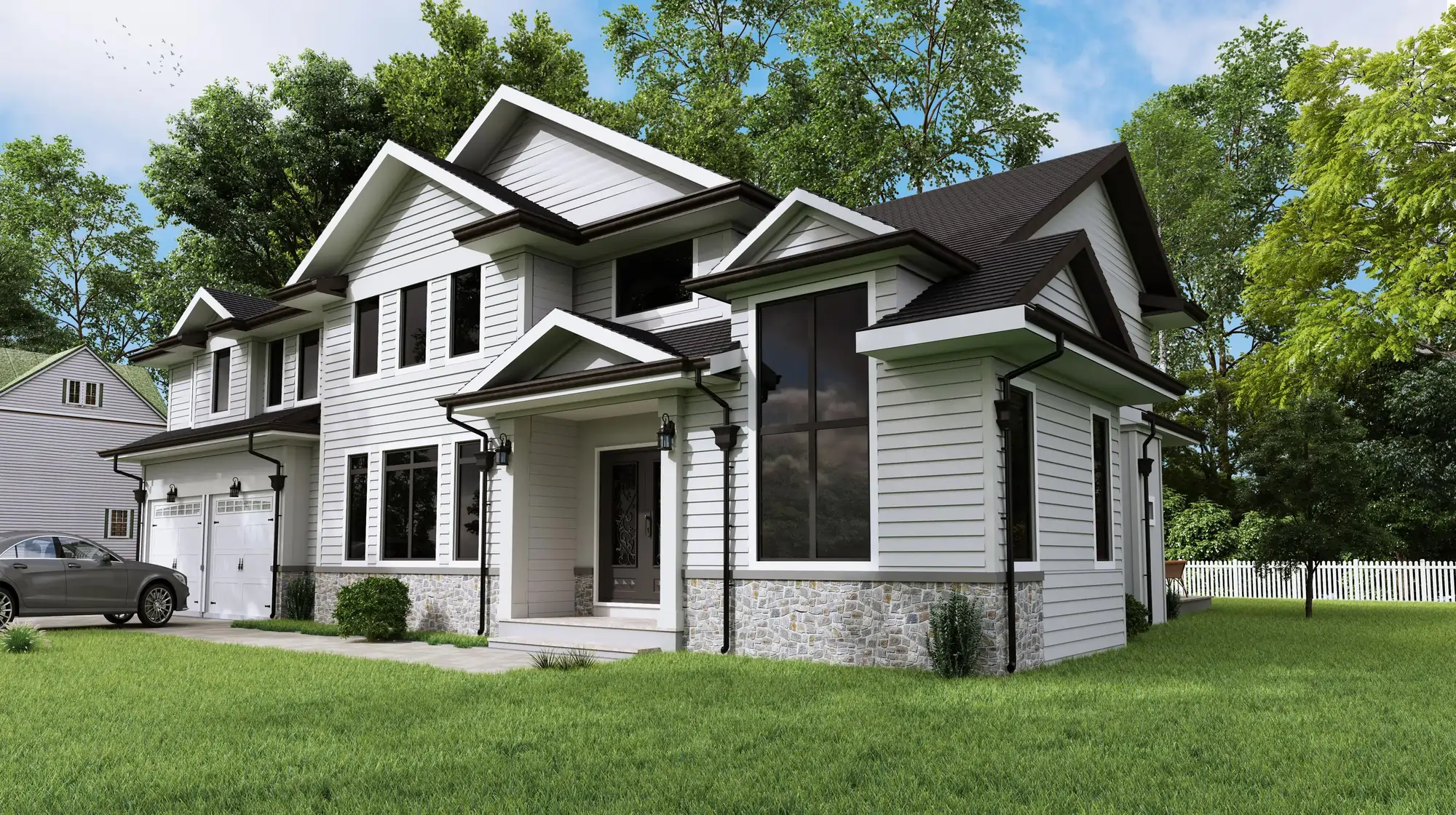 Modern Residential Exterior Facade